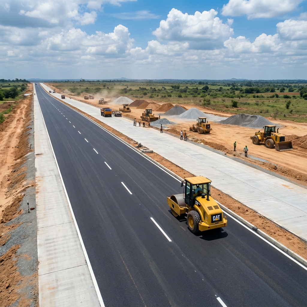 Road construction equipment