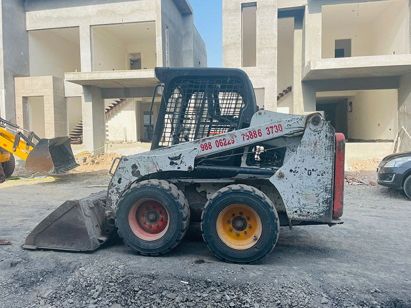 Mini Excavator at Work